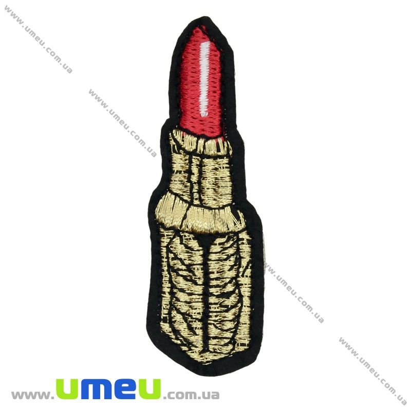 Термоаплікація Помада, 7,5х2,5 см (APL-027094)