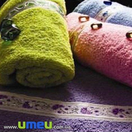 Тесьма Fantastic цветы розы, 16 мм, Красная (LEN-010914)