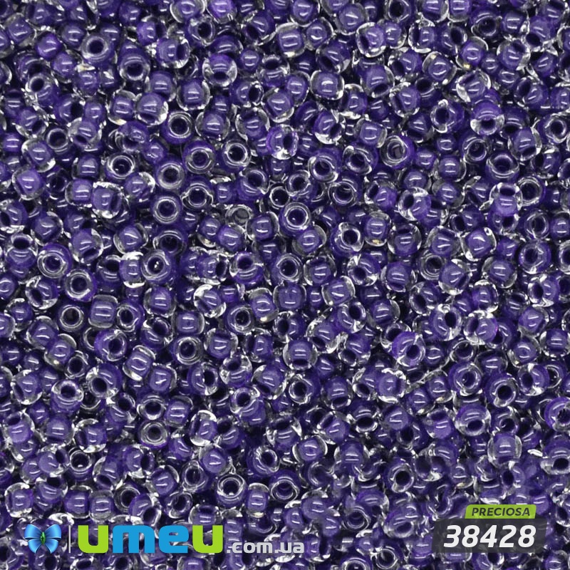 Бісер чеський №626 / 38428, Фіолетовий, Прокрашенний, 10/0 (BIS-022164)