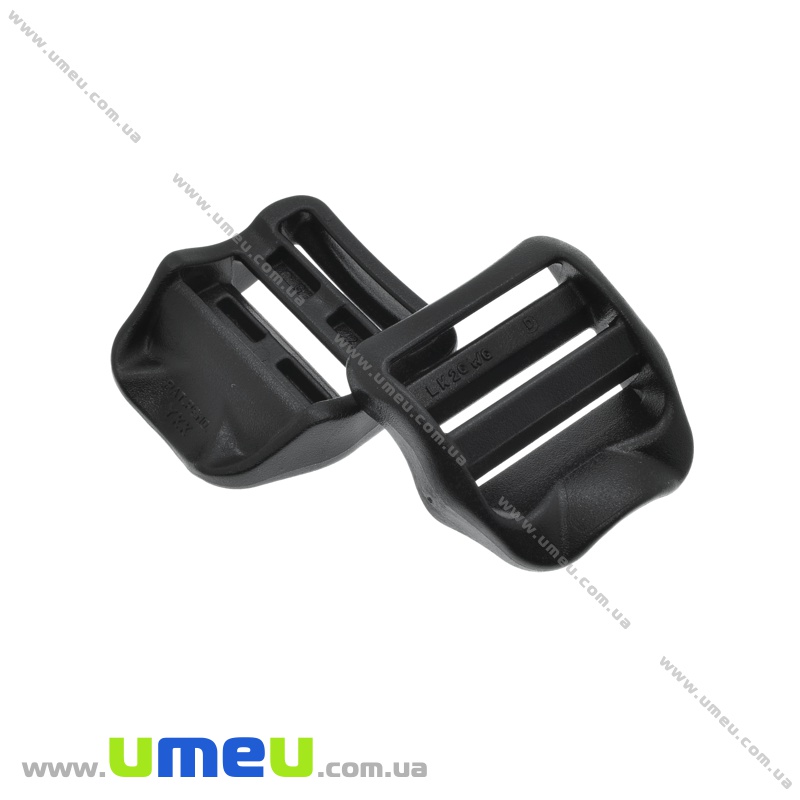 Перетяжка 3х-щільна пластикова YKK, Чорна, 20 мм (BAG-034687)