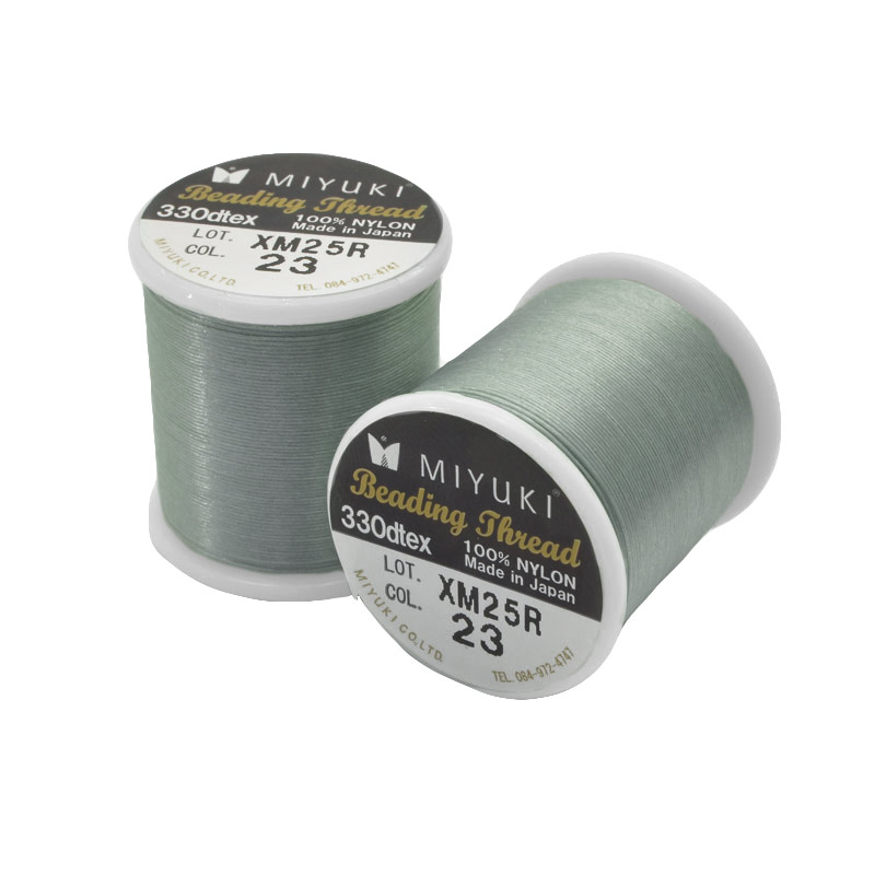 Нитка для бісеру Miyuki 23, Зелена світла, 50 м (MUL-045299)