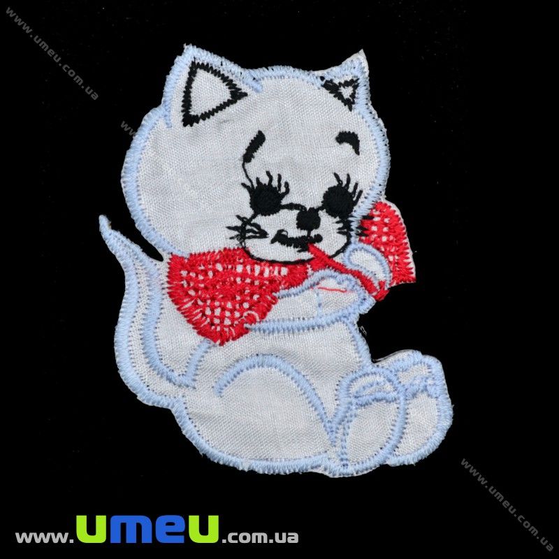Термоаплікація дитяча Кішка, 7х5 см (APL-016350)