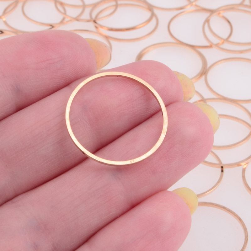 Кольцо декоративное, 20 мм, Золото (PIN-055721)