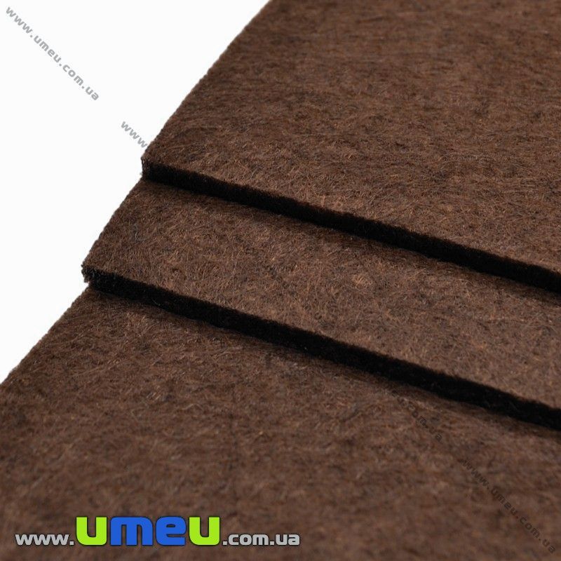 Фетр 3 мм, 20х30 см, 339 Коричневий (FLT-019388)