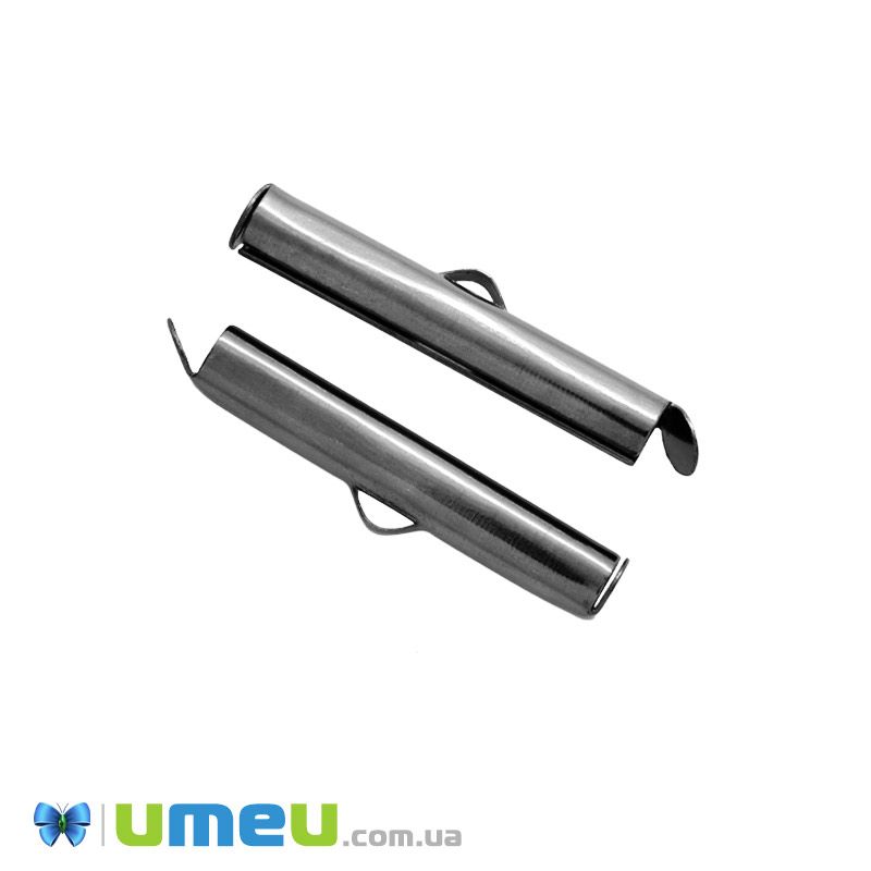 Затискач круглий, 20х5,5х4 мм, Чорний (ZAG-048700)