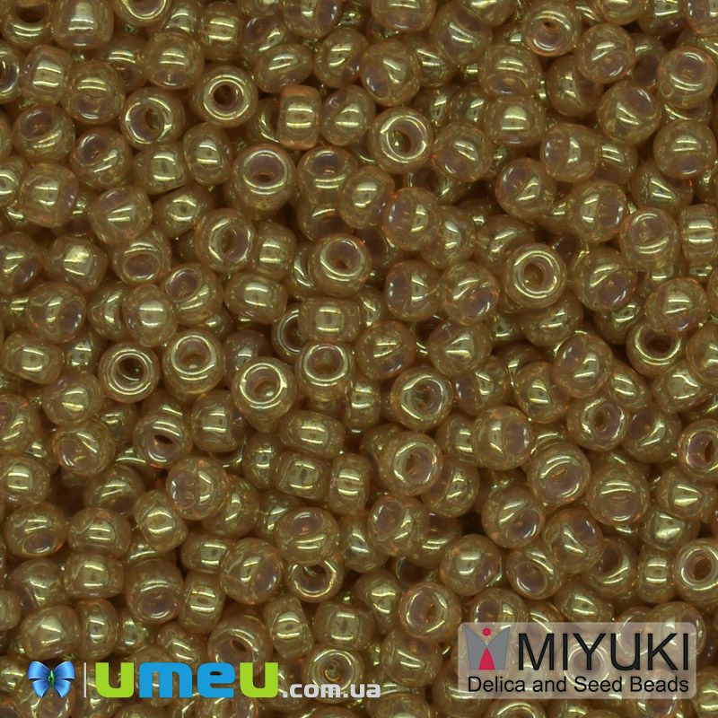 Бісер японський Miyuki круглий RR 11/0 №2372, Гірчичний (BIS-045682)