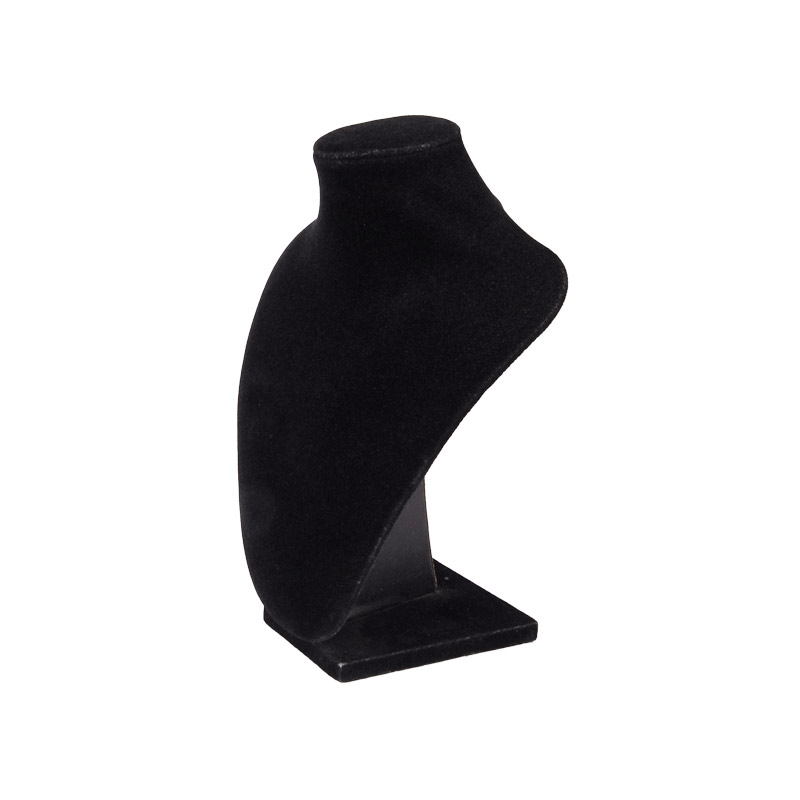 Подставка под колье бархатная Шея, УЦЕНКА, 17х11 см, Черная (UPK-025611)