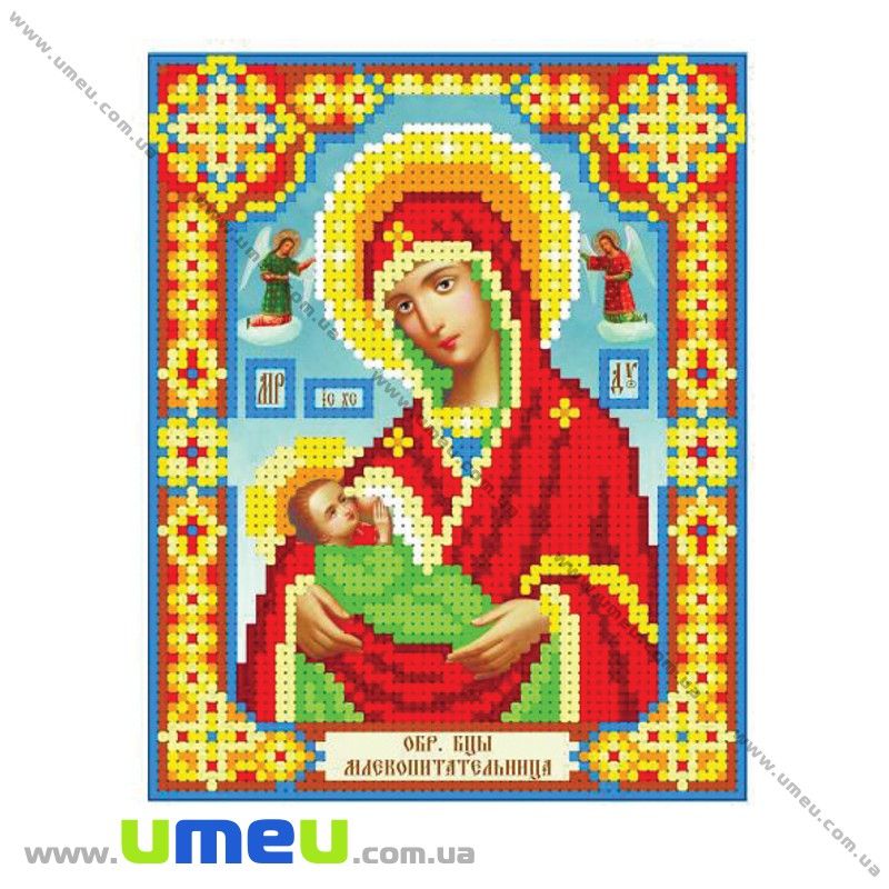 Схема для виш. бісером VDV, Ікона Млекопитательница Т-655, 15х12 см (SXM-029417)