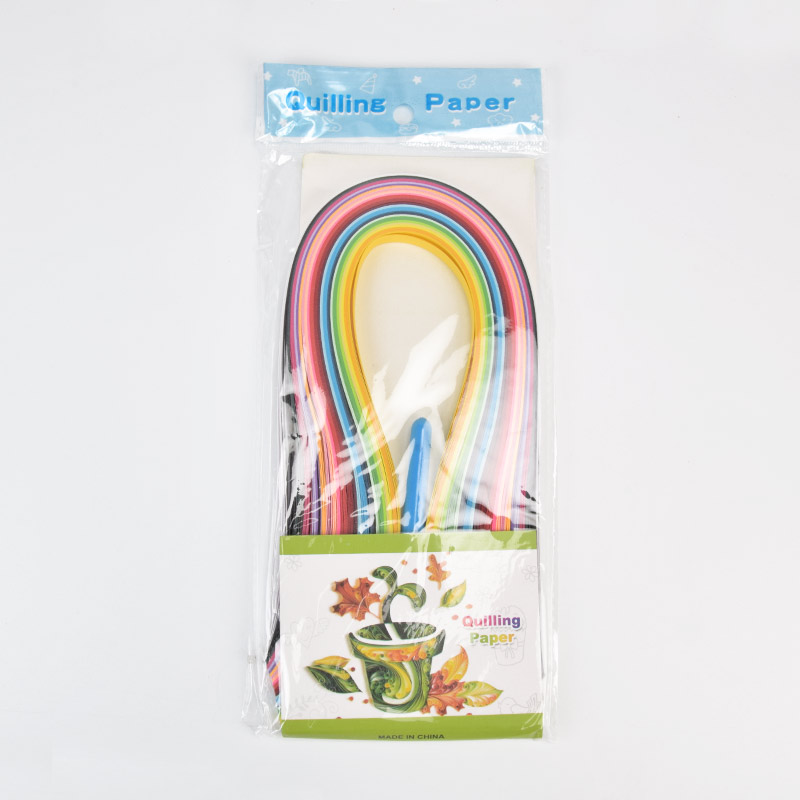 Набор бумаги для квиллинга 7 мм, 20 цветов с инструментом (DIF-062228)