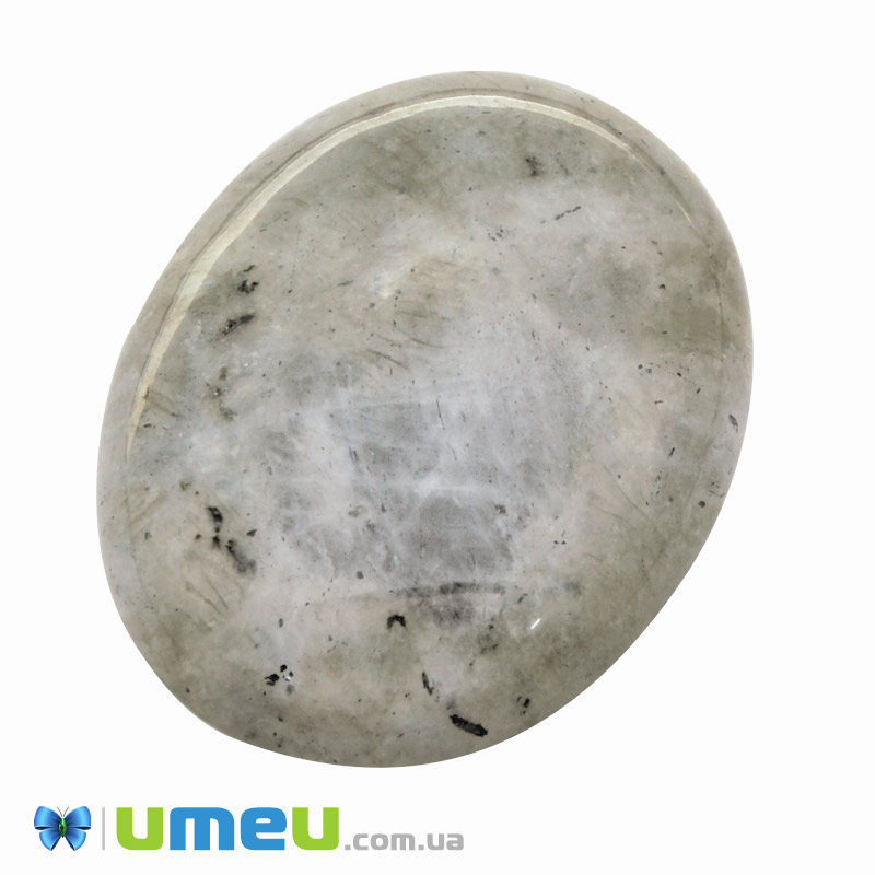 Кабошон нат. камінь Лабрадорит, Овал, 40,2 х30,2 мм (KAB-050572)