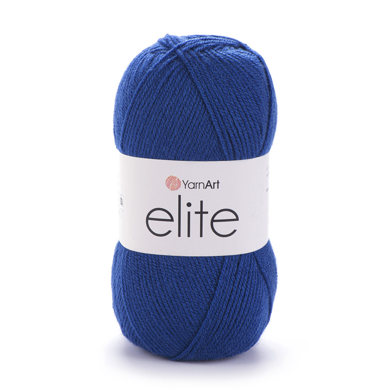 Пряжа YarnArt Elite 100 г, 300 м, Синяя 209 (YAR-029629)