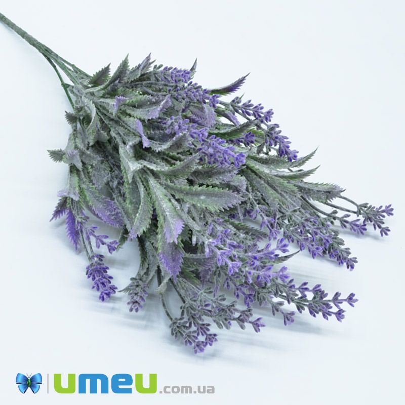Гілка лаванди з кропивою, 38 см, Бузкова (DIF-044962)
