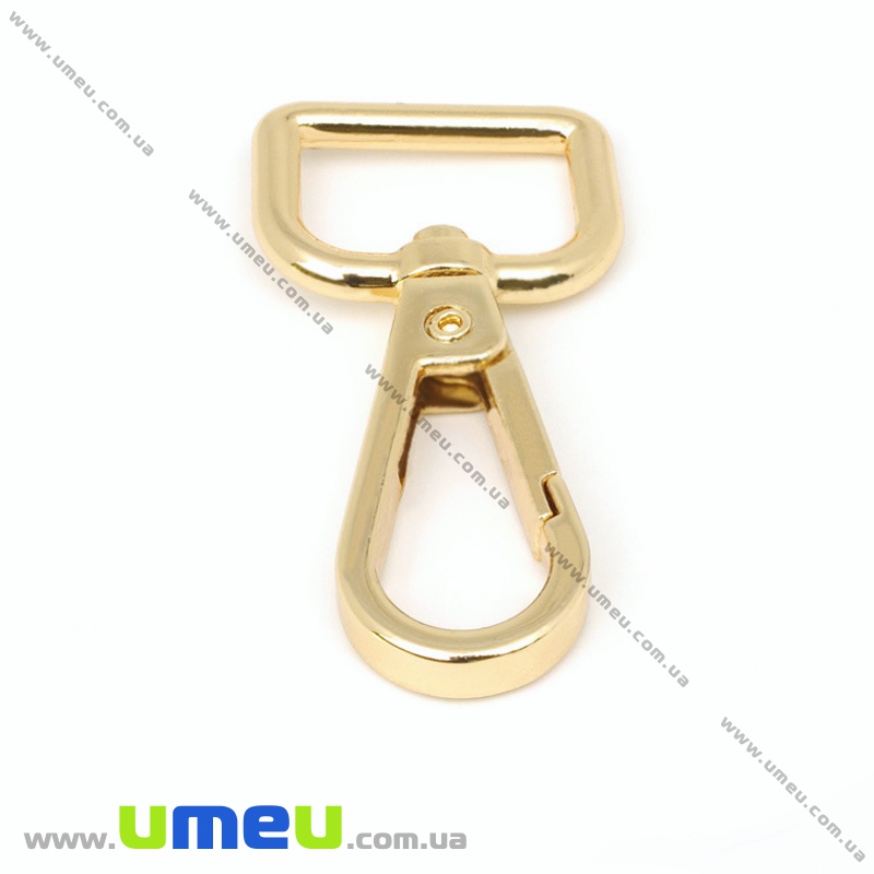 Замок-карабин поворотный, Золото, 53х27 мм (ZAM-036192)