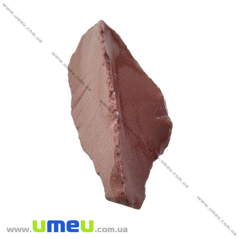 Авантюрин Золотой песок необработанный, 63х22х30 мм (POD-027037)