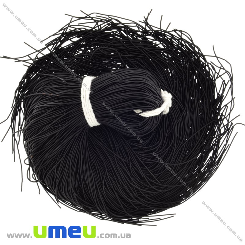 Канітель м'яка 1 мм, Чорна матова (KNT-027986)