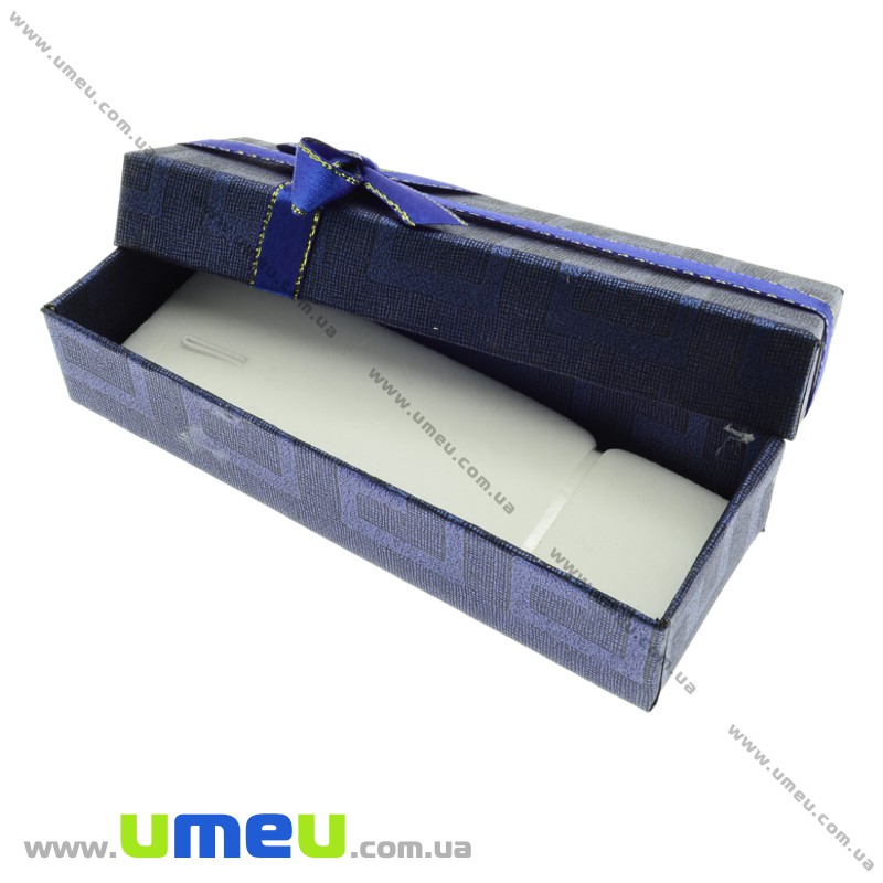 Подарункова коробочка Прямокутна, 12х4,5х2,5 см, Синя (UPK-023192)