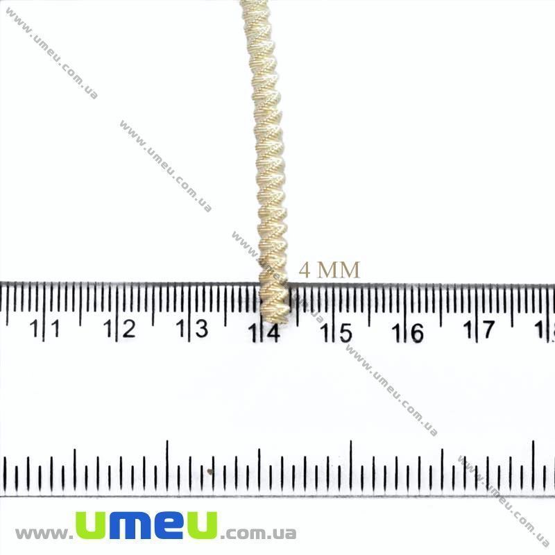 Канитель фигурная зиг-заг 4 мм, Золотистая (KNT-028069)
