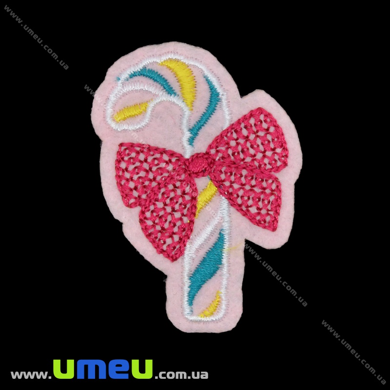 Термоаплікація Льодяник, 5,5х4 см, Рожева (APL-035215)