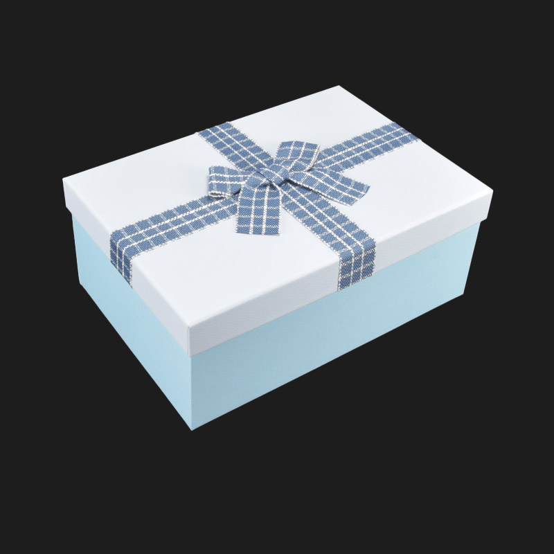 Подарункова коробка Прямокутна, 23х16х9,5 см, Блакитна (UPK-060650)