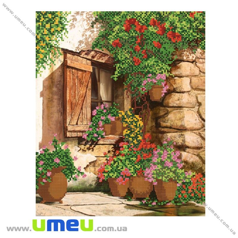 Схема для виш. бісером Марічка, Затишний дворик, 31х26 см (UPK-027764)