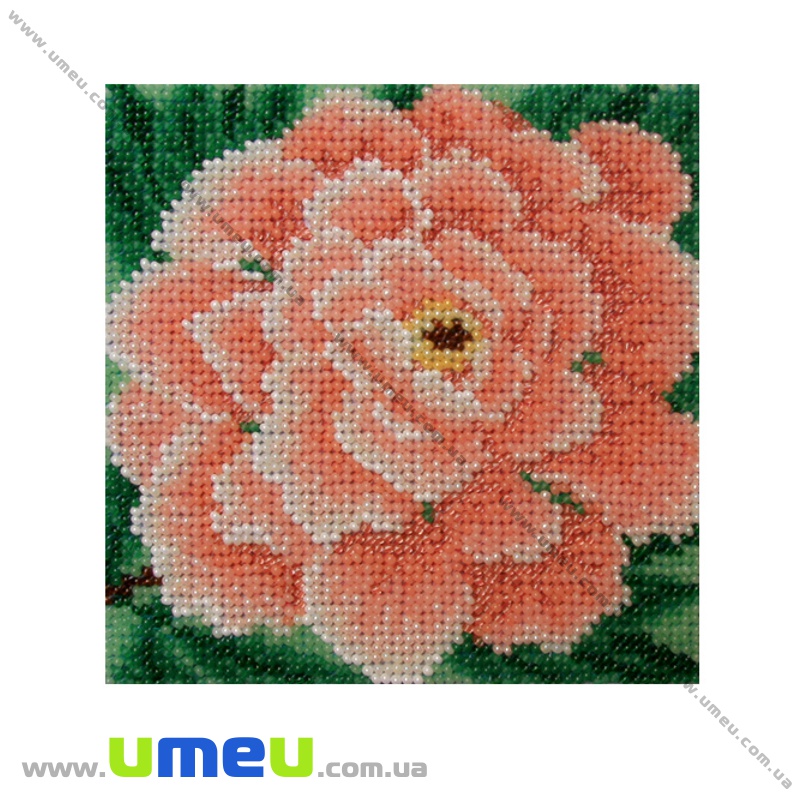 Набір для вишивання бісером VDV, Півонія ТН-373, 12х12 см (SXM-034730)