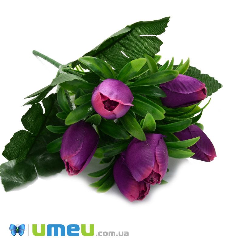 Букет тюльпанів, 28 см, Фуксія (DIF-047870)