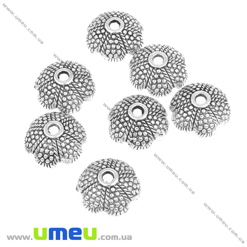 Обіймач, Античне срібло, 14х5 мм (OBN-016855)