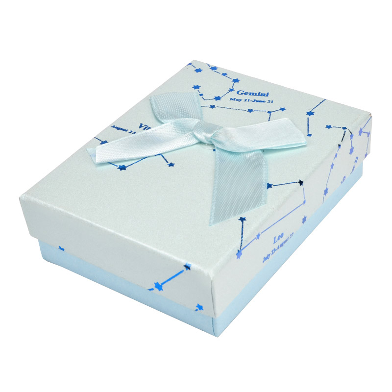 Подарункова коробочка Прямокутна, 9х7х3 см, Блакитна (UPK-053848)