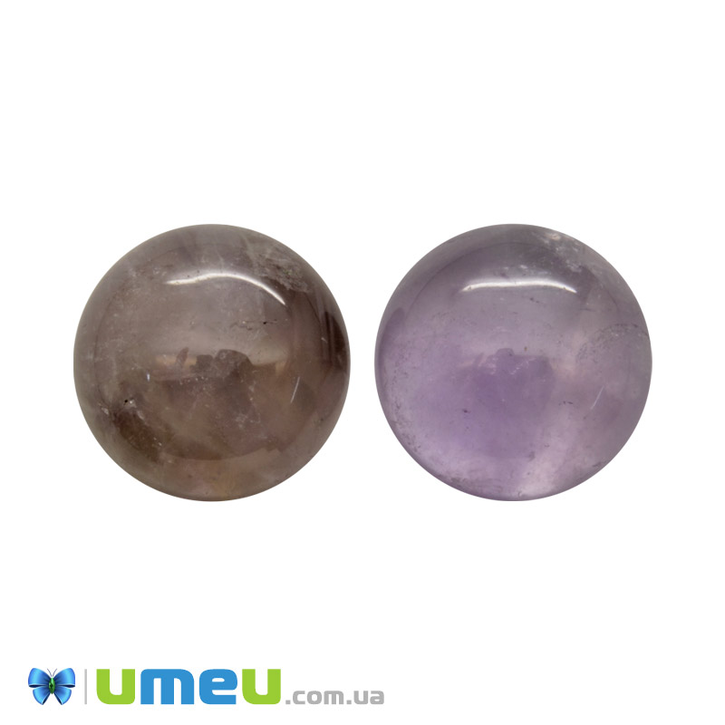 Кабошон нат. камінь Аметист, Круглий, 16 мм (KAB-050561)