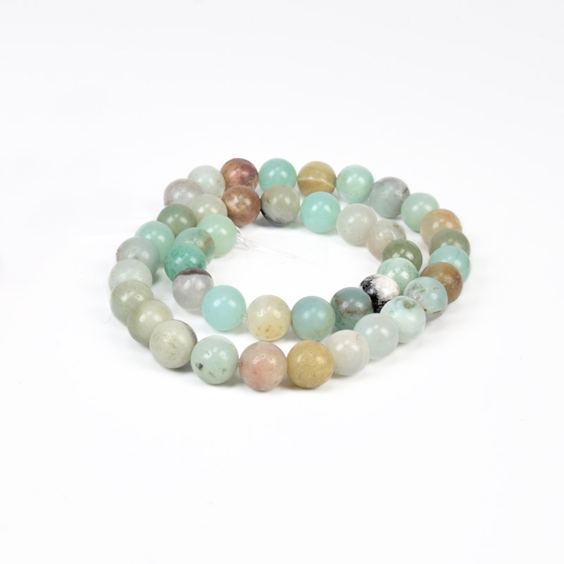 Намистини Амазоніт, Натур. камінь, 8,5 мм, Круглі (BUS-051677)