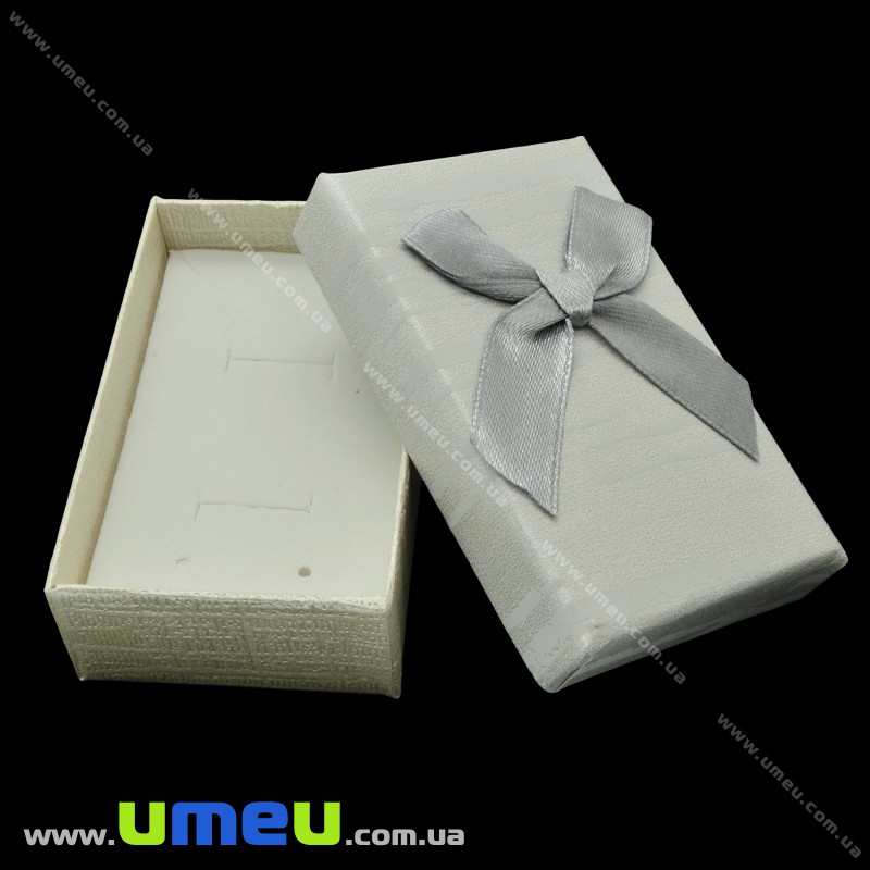 Подарочная коробочка Прямоугольная, 8х4,5х2,5 см, Серая (UPK-023132)