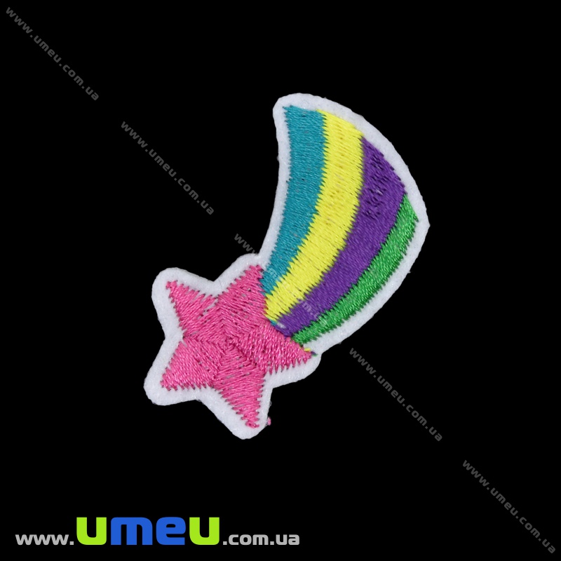 Термоаплікація Зірка, 4,5х2,5 см (APL-035214)