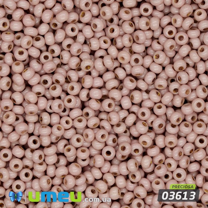 Бісер чеський №270/03613, Бежевий, Натуральний, 10/0 (BIS-043832)