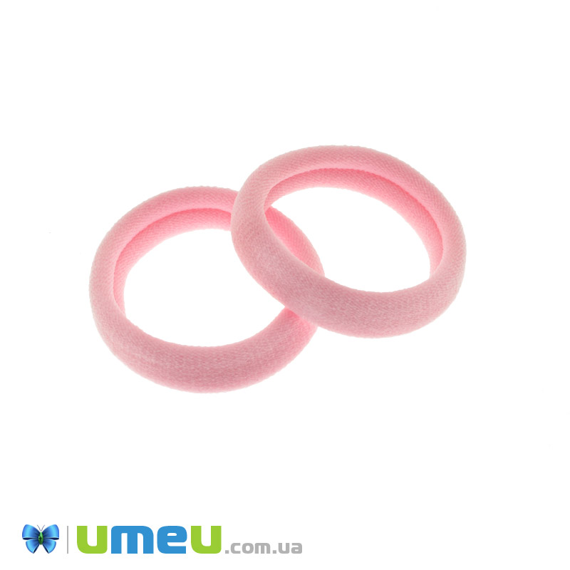 Резинка для волосся мікрофібра, 40 мм, Рожева світла (OSN-041659)