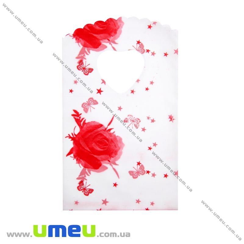 Подарунковий пакетик, 15х9 см, Білий (UPK-014256)