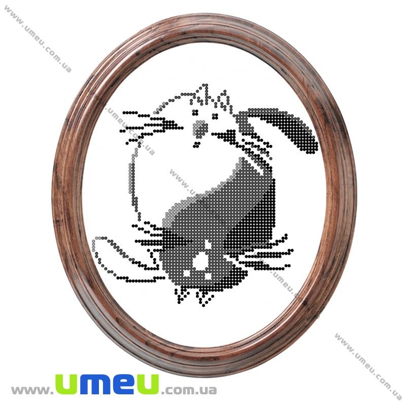 Схема для виш. бісером Тела Артіс, Котофен Інь і Янь, 20х16 см (SXM-027861)