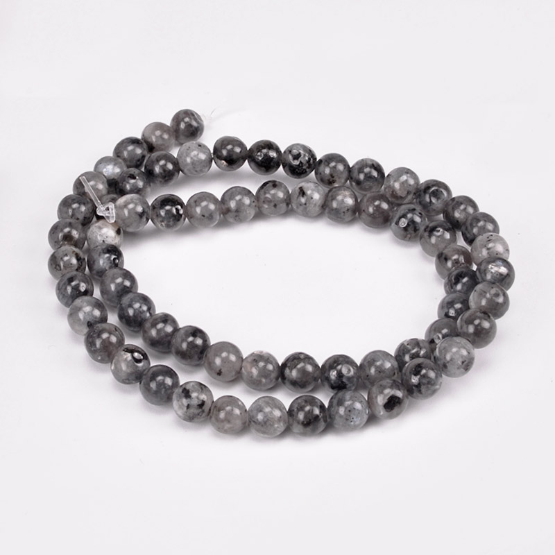 Бусины Лабрадорит, Натур. камень, 6,5 мм, Круглые (BUS-051734)