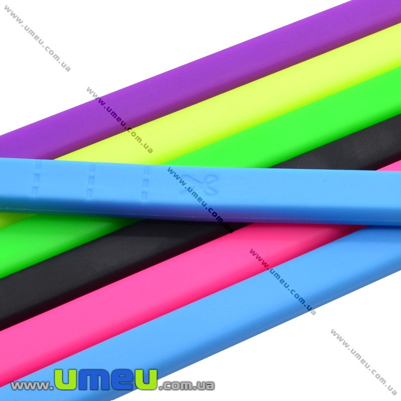 Основа для браслета Regaliz з еко силікону, Блакитна, 10х6мм, 20 cм (OSN-012543)