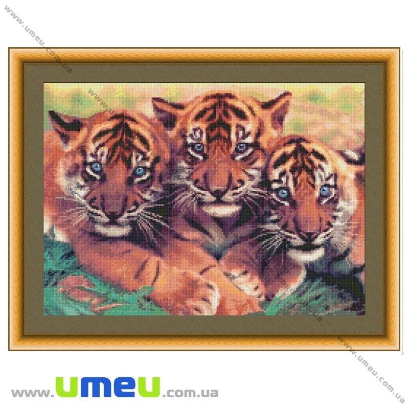 Набір для вишивання нитками Юнона, Близнюки, 34,9х25,2 см (UPK-009848)