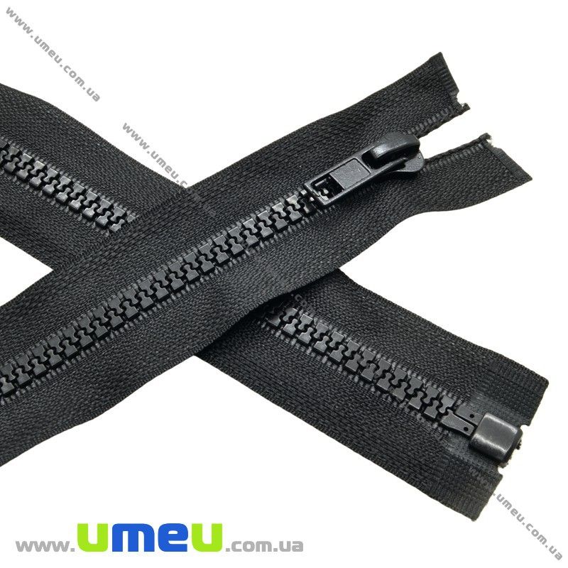 Блискавка (змійка) тракторна роз'ємна 100 см, Тип 5, Чорна (ZIP-013863)