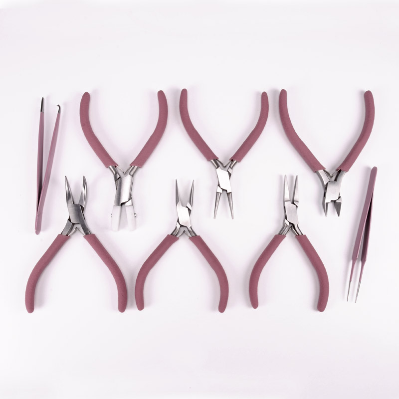 Набір інструментів (8 предметів), Рожевий (INS-055991)