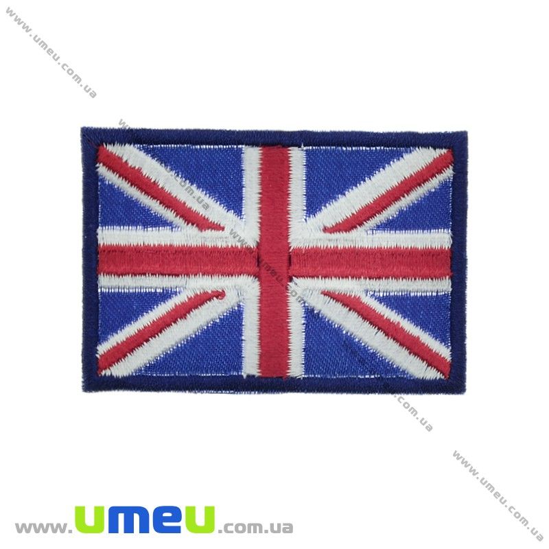 Термоаплікація Прапор Великобританії, 6х4 см (APL-024679)