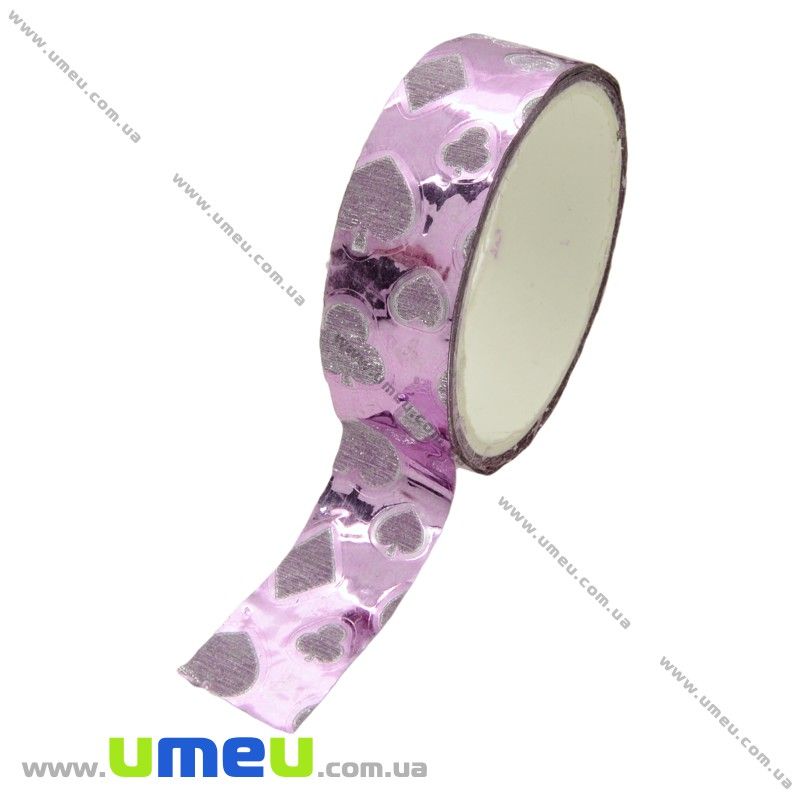 Декоративний скотч, 14 мм, Бузковий (DIF-021231)