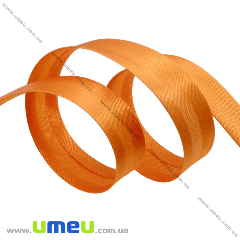 Атласна коса бейка, 15 мм, Бордова (LEN-010334)