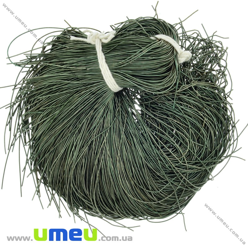 Канитель гладкая 1 мм, Оливковая темная (KNT-027974)