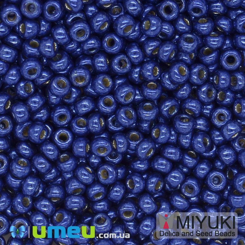 Бісер японський Miyuki круглий RR 11/0 №5111 Duracoat Galvanized, Синій (BIS-045727)