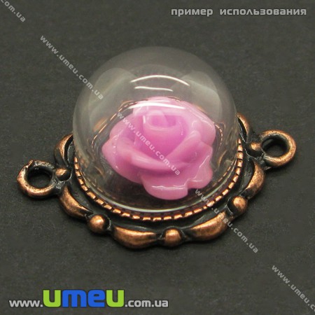 Скляна колба Півсфера, 15 мм (DIF-006725)