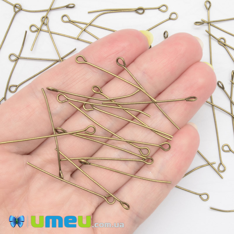 Булавки, Антична бронза, 3,2 см, 0,7 мм (PIN-056165)