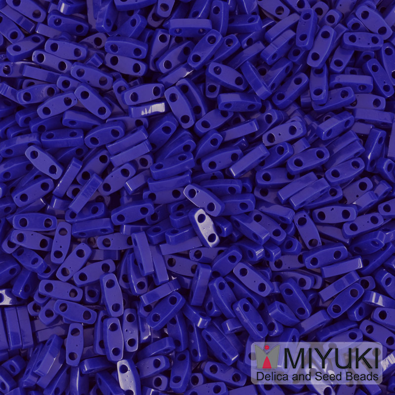 Бісер японський Miyuki QUARTER TILA №414, 5х1,2 мм, Синій (BIS-053272)