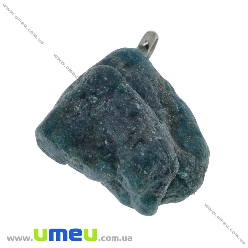 Підвіска з натурального каменю Апатит, 39х29х16 мм (POD-011955)